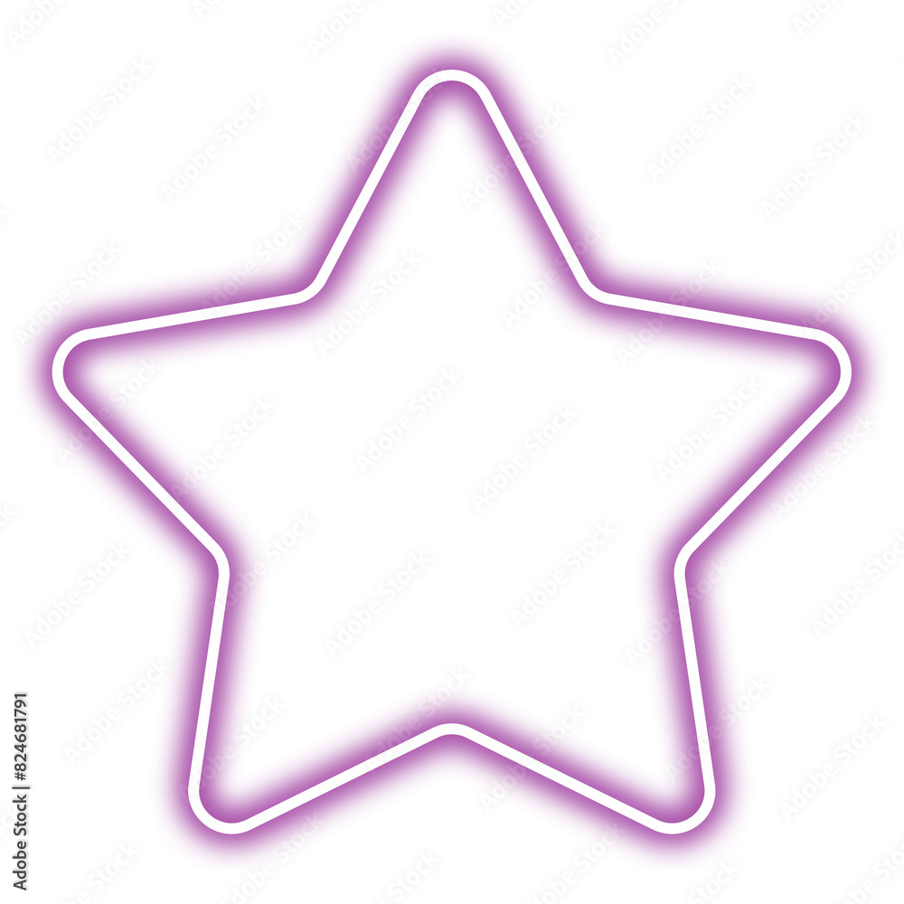 purple neon star element, glow star design element, star icon purple neon star element, glow star design element, star icon