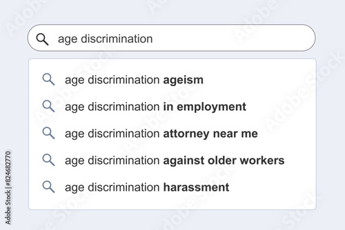 Ageism and age discrimination issues