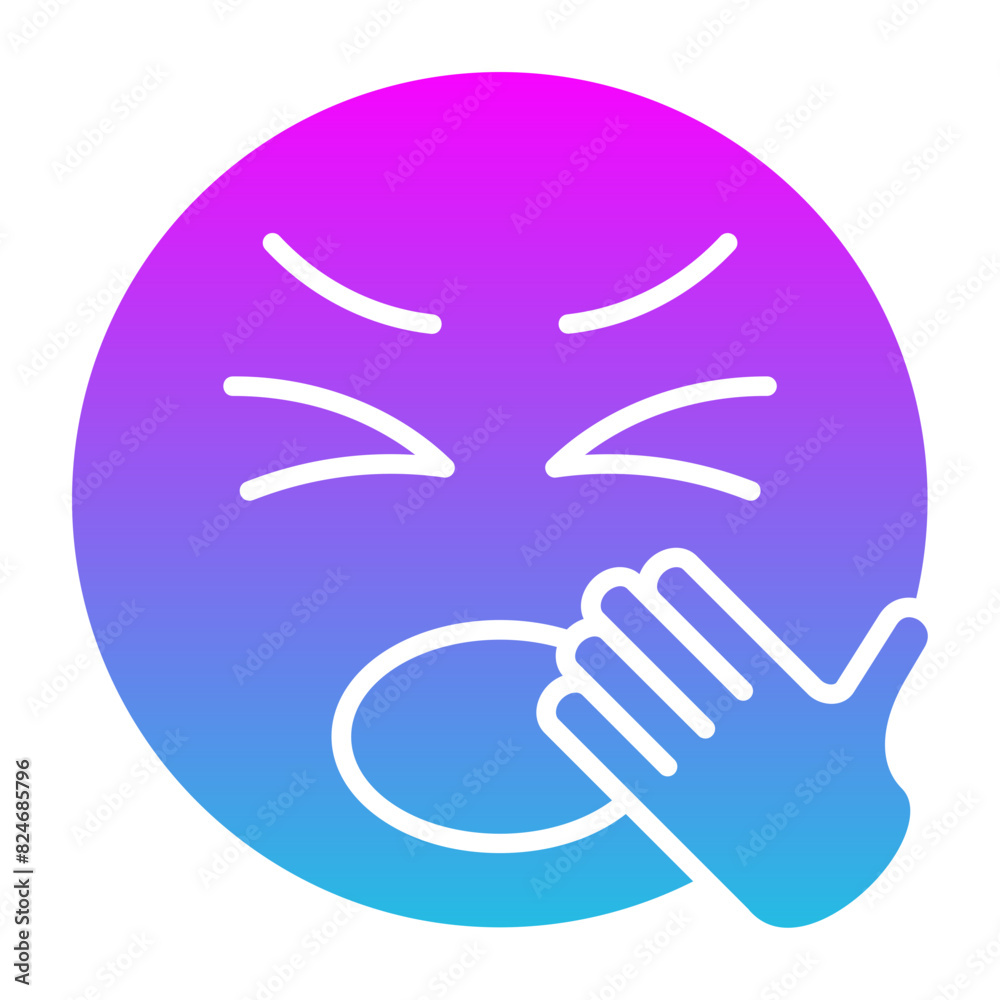 Fototapeta premium Yawn Icon