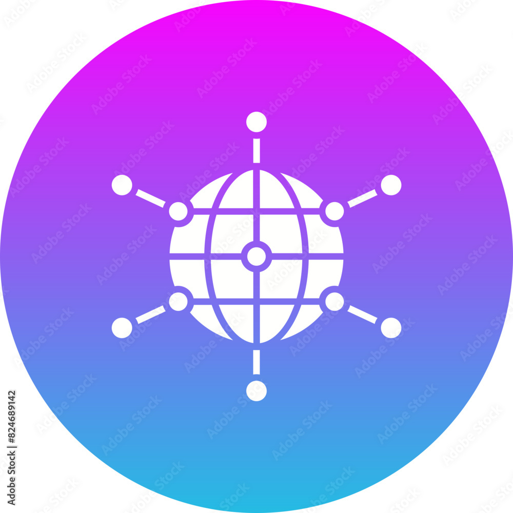Global Network Icon Global Network Icon