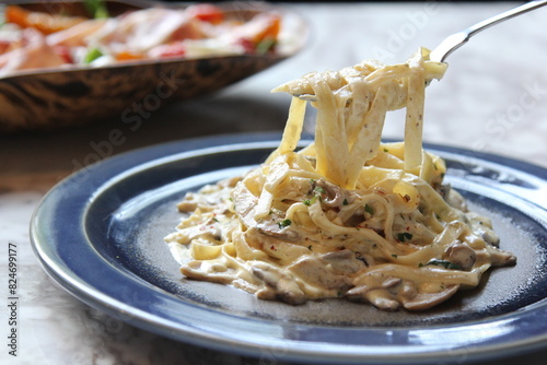 Calabrian Carbonara, spicy and supremely silky version of Italian carbonara photo