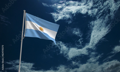 Flag argentina blue white sky cloudy white background wallpaper pattern abstract freedom buenos aires independence day holiday nationa holiday event patriotism latin america activity hispanic asado