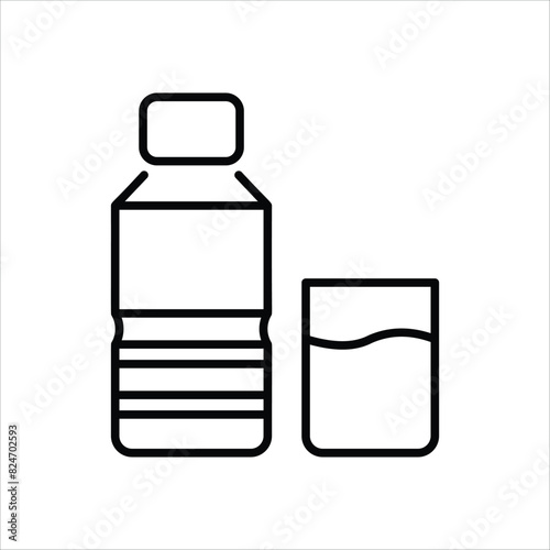 Mineral Water vector icon