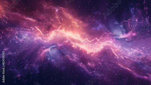 Purple and Blue Space Filled With Stars