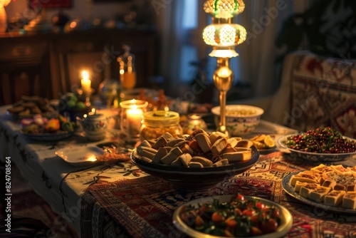 Warm Light Illuminating Eid Feast
