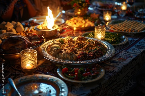 Warm Light Illuminating Eid Feast