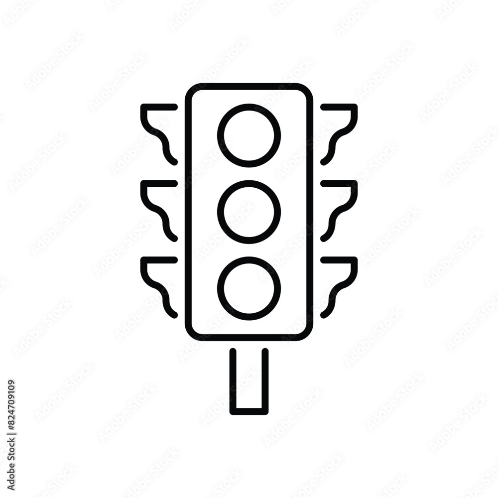 Road Signal vector icon Road Signal vector icon