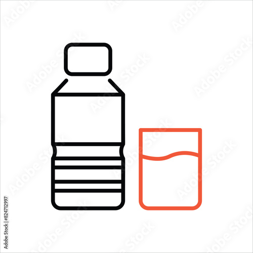 Mineral Water vector icon