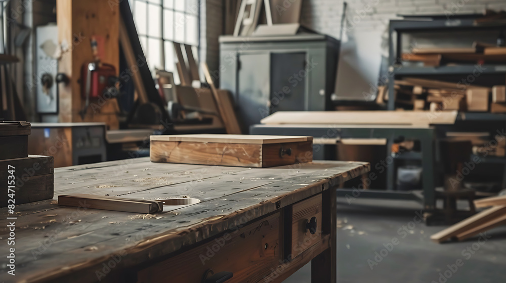 Carpenter's workshop Place of creativity woodworking for use