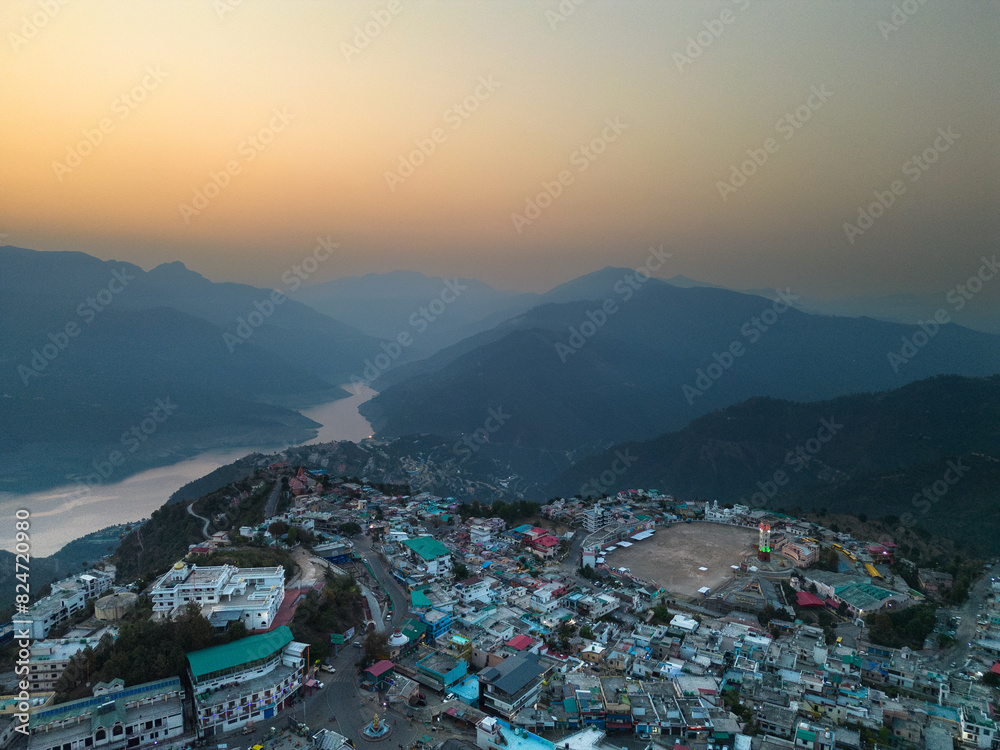 Fototapeta premium Baurari is situated in Tehri Garhwal District , Uttarakhand