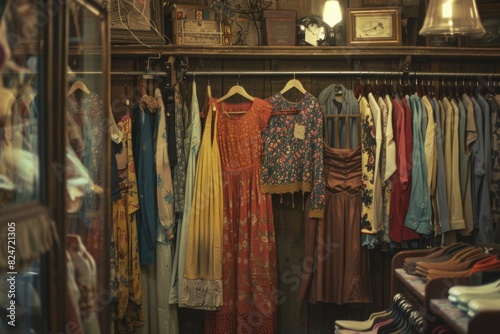 Vintage Clothes Market: Shopping at the Stylish Flea Store for Hand-picked Fashion