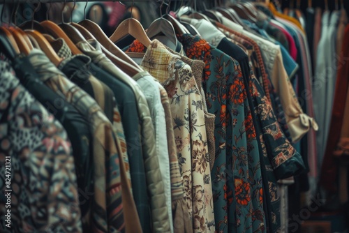 Vintage Clothes Market: Shopping for Hand-Picked Fashion inside a Retro Store