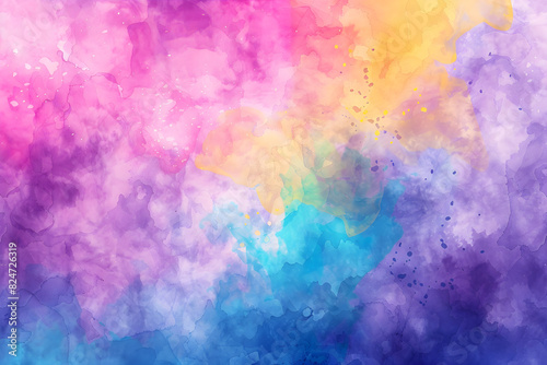 Multicolored watercolor background