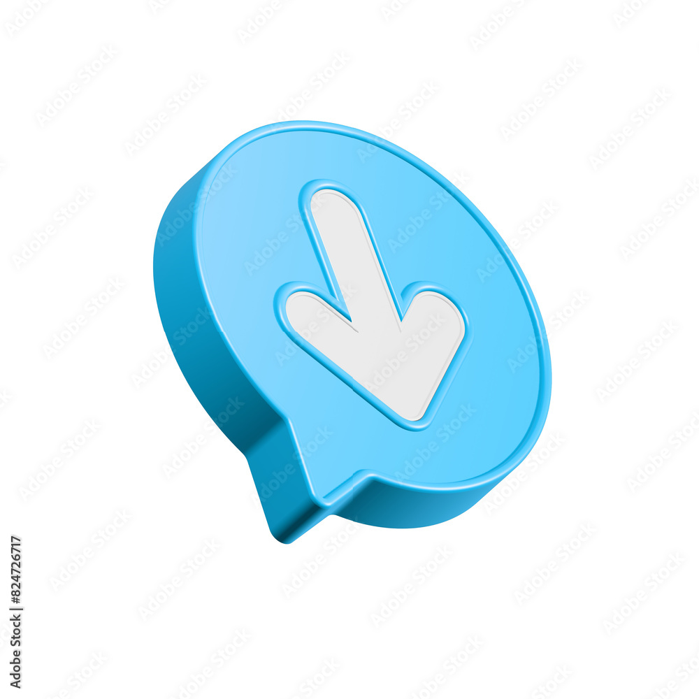 Trendy and modern icon in 3d style for web design Trendy and modern icon in 3d style for web design
