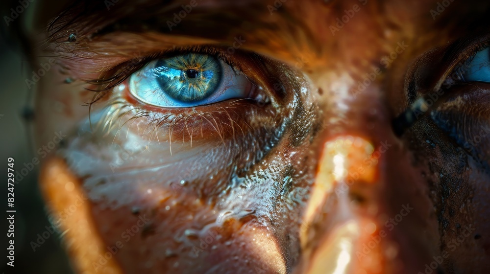 Blue eyes staring at you. Blue eyes staring at you.
