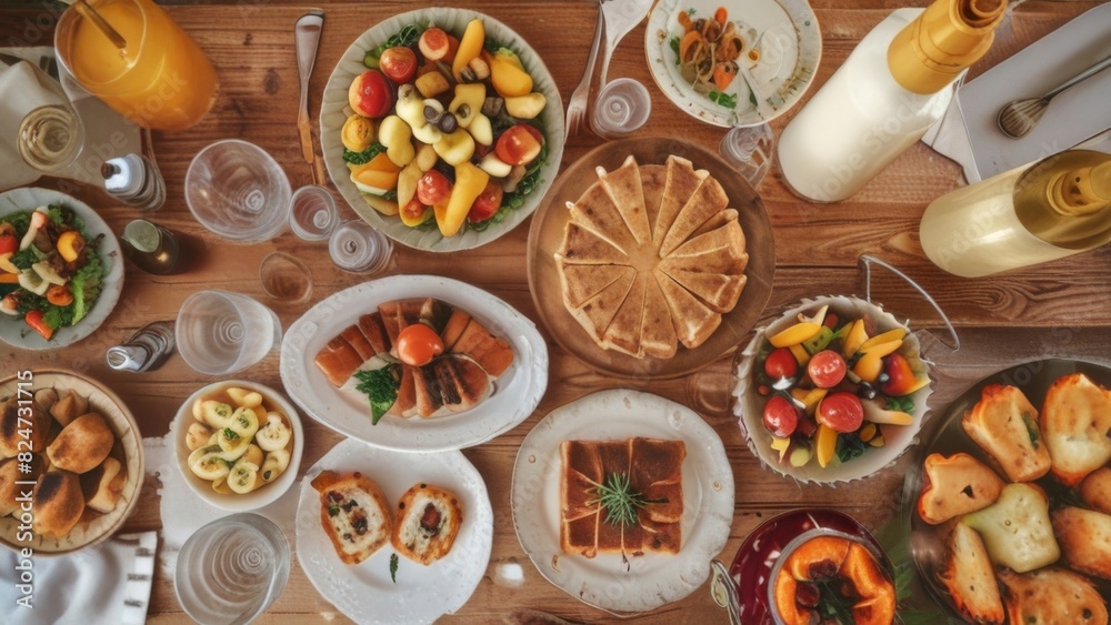 Food on the table Food on the table