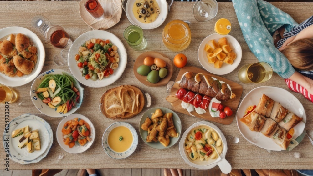 food on the table food on the table