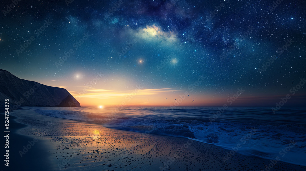 sky night star sea sky night star sea