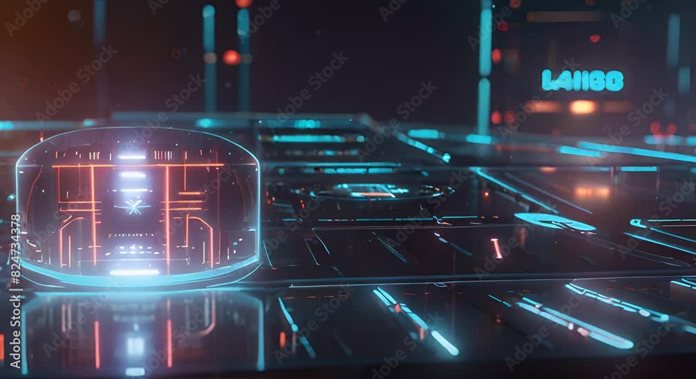 Digital Abstract Background pixels in the form of objects form an ...