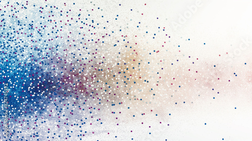 Abstract colorful background with dots and circles. Light multicolor background, with circles. Splash effect banner.