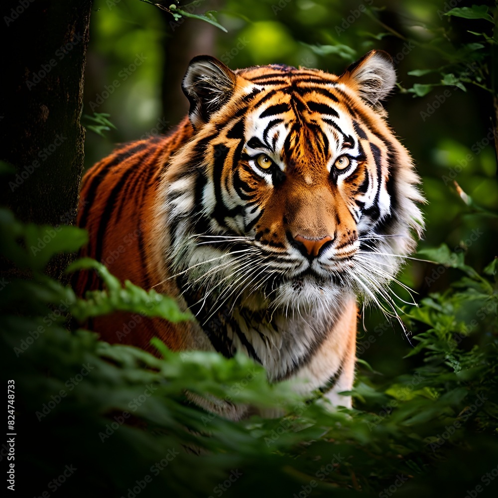 Fototapeta premium tiger in the wild