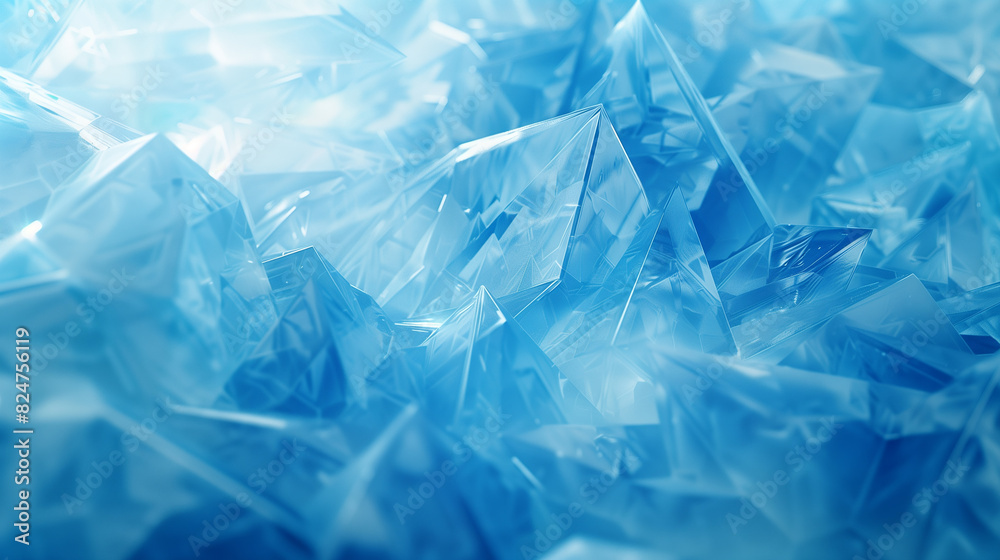 A blue background with ice cubes scattered throughout. The ice cubes are in various sizes and shapes, creating a sense of depth and texture. Scene is cool and refreshing A blue background with ice cubes scattered throughout. The ice cubes are in various sizes and shapes, creating a sense of depth and texture. Scene is cool and refreshing