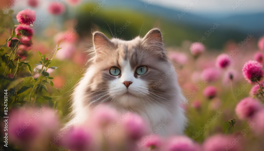 cat in the garden