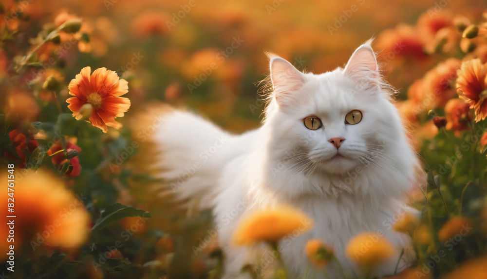 cat in the garden