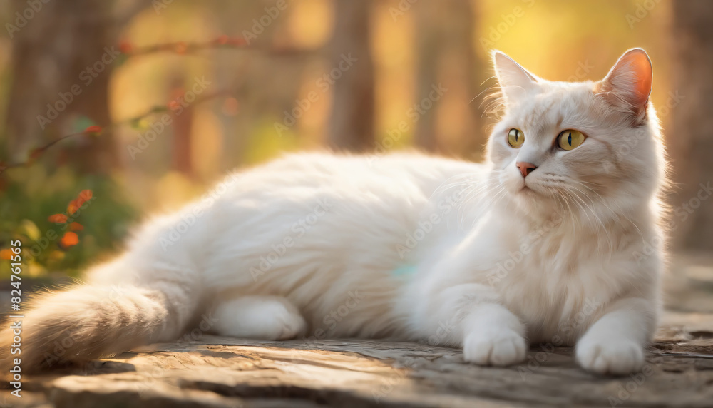 cat in the garden