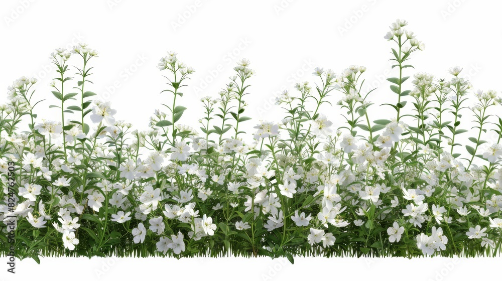 The PNG image shows flowers bushes in nature bordering outdoor plants