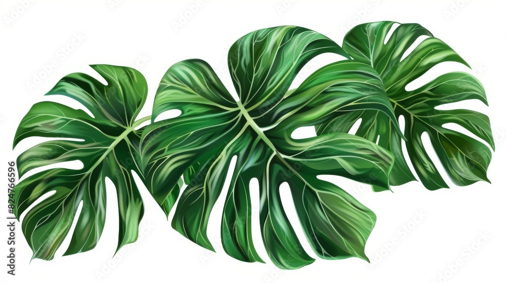 Plant element philodendron split leaf monstera transparent Plant element philodendron split leaf monstera transparent