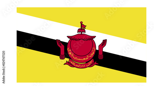 Flagge - Brunei