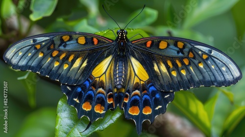 Tanaecia pelea known as the Malay viscount is a butterfly species belonging to the Nymphalidae family photo