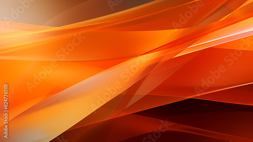 abstract dynamic background of figures in orange tones