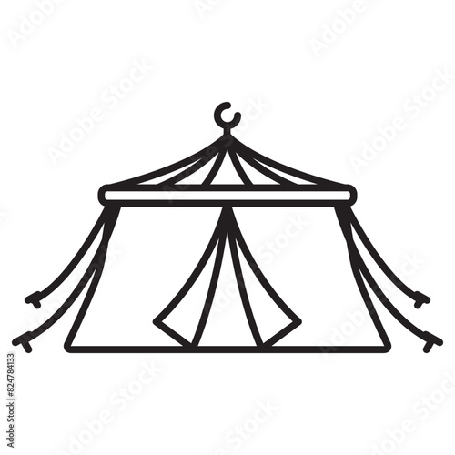 tent islamic icon