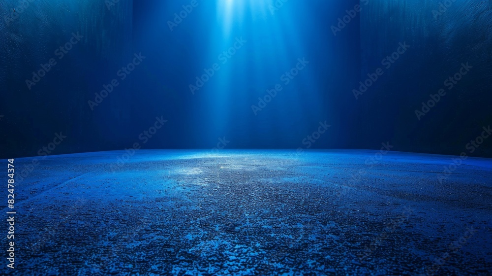blue, empty space, light and shadow, spotlight