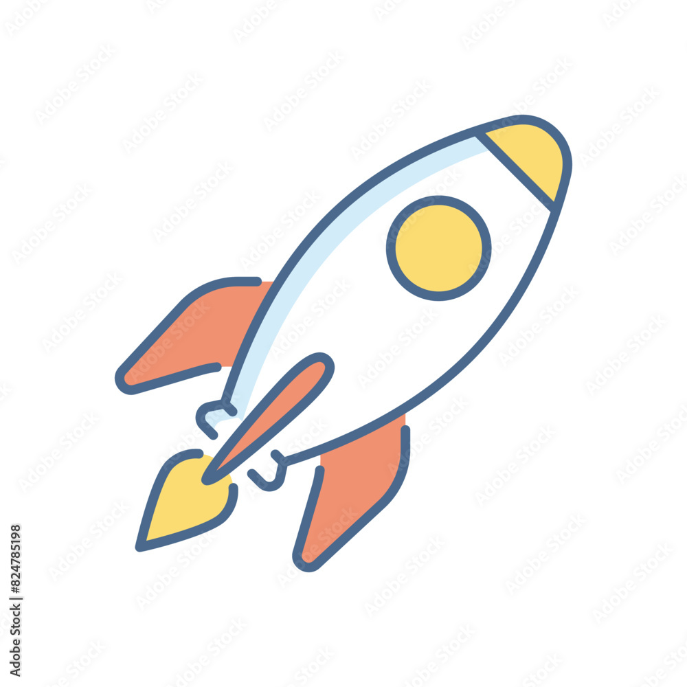 Spaceship vector icon