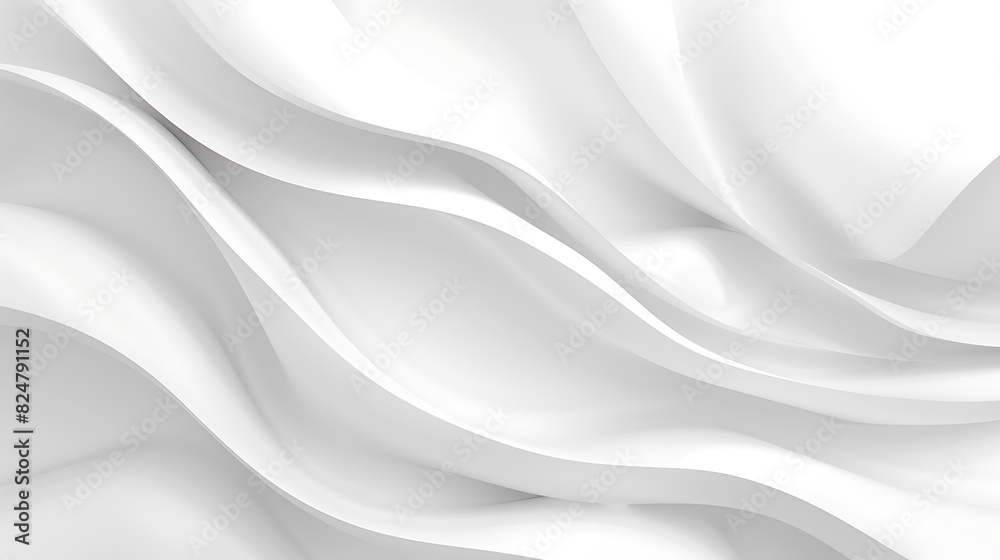 Abstract white wave background . Abstract white wave background .