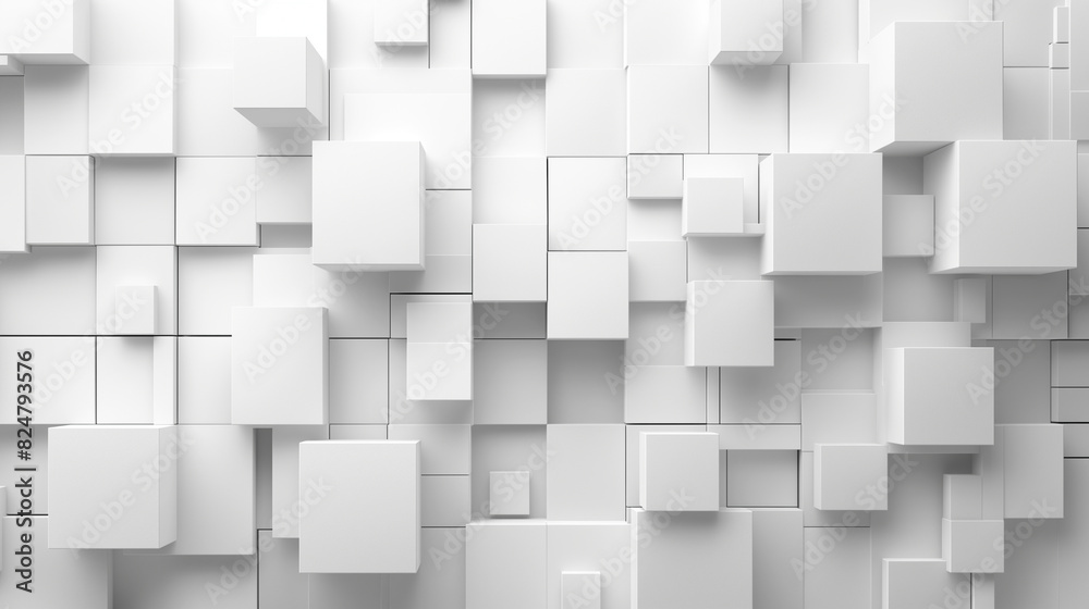 Abstract background white 3d cube Abstract background white 3d cube