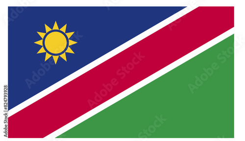 Flagge - Namibia