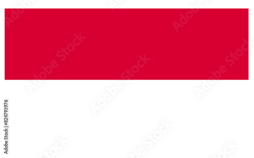 Flagge - Monaco