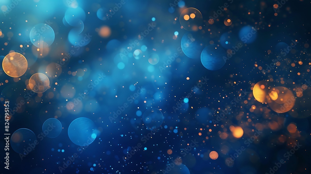 Abstract background, Dark blue and glow particle Abstract background, Dark blue and glow particle