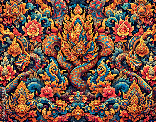 Elegance in Tradition: The Art of Thai Pattern Design