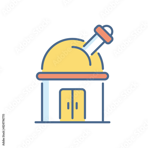 Observatory vector icon