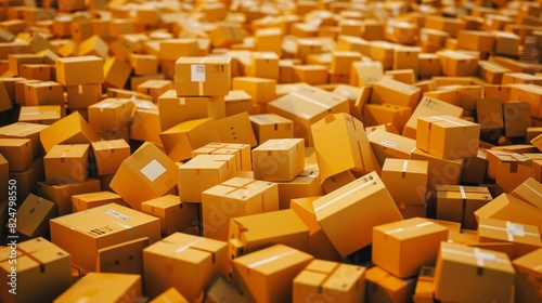 image of a wholesale stockpile full of boxes