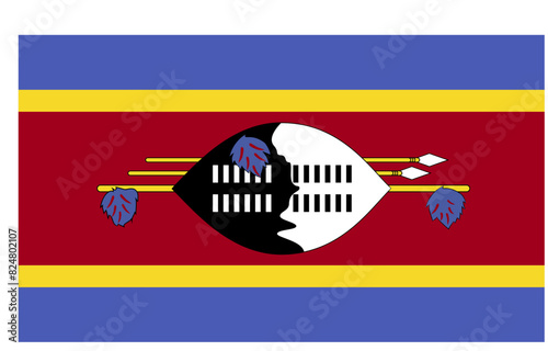 Flagge - Swaziland