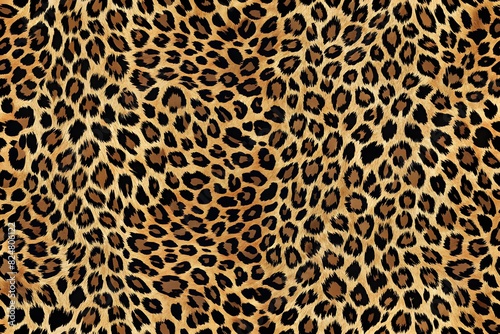 Elegant Leopard Skin Pattern Print Illustration for Modern Fashion and Stylish Decor  Animal Skin Pattern Texture Background