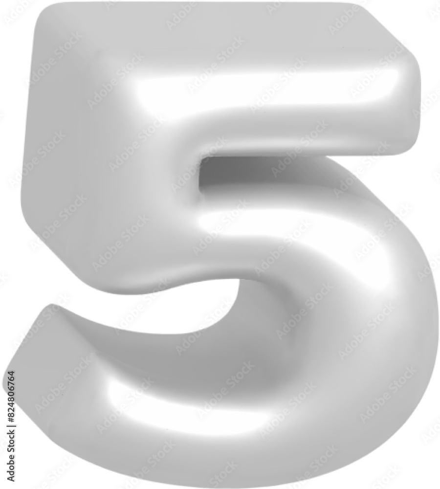 five metallic inflate balloon style alphabet five metallic inflate balloon style alphabet