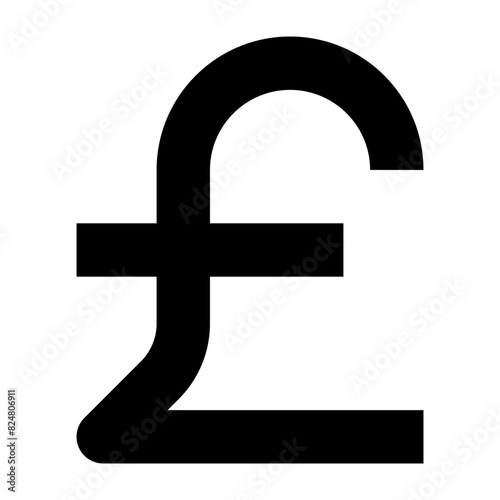 pound money line icon for ui website and application