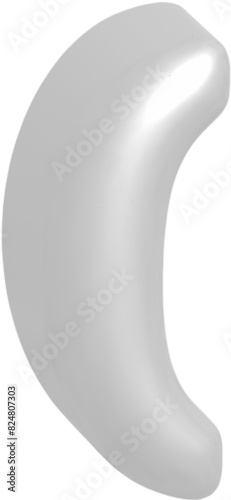left metallic inflate balloon style alphabet